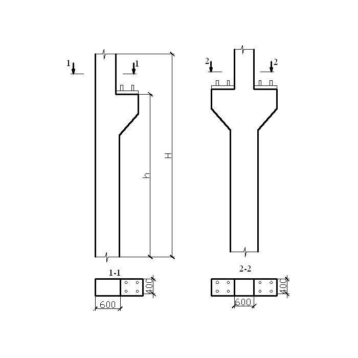 Колонна железобетонная 12к 96-3